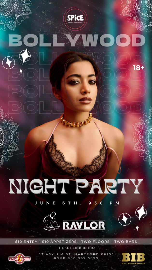 Bollywood Night Friday June 6th, 9:30 PM